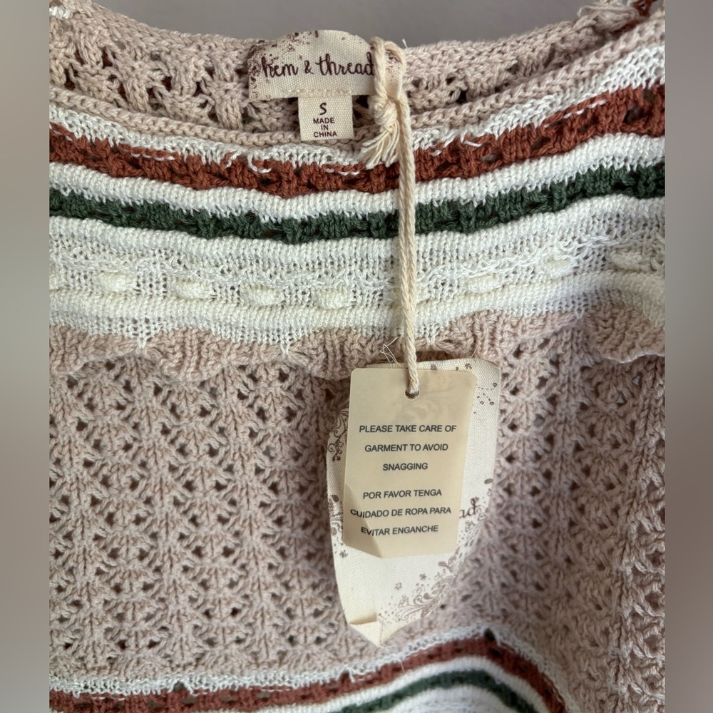 Hem & Thread Striped Knit Tank Top - Picture 4 of 12